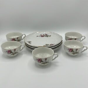 UCAGCO ROSE VINTAGE CHINA TEA PARTY SET